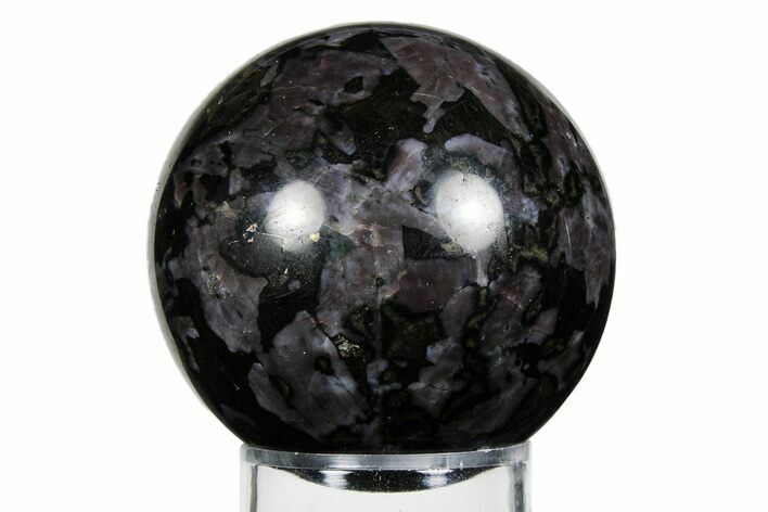 Polished, Indigo Gabbro Sphere - Madagascar #255876